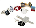 Lapel and Cufflinks - Stamp and Enameling