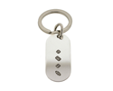 View Sterling Silver Mayfair Keyring in detail