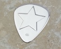 View Personalised Silver Star Plectrum in detail